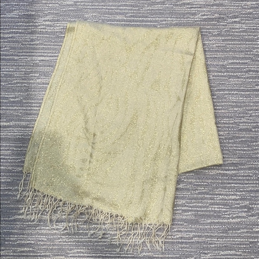 Lilly Pulitzer Gold Scarf
